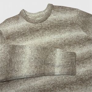 Normal Brand Ombre Crewneck Sweater Mens XL Tan Minimalist Normcore Academia